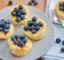 Cheesecake muffin con mirtilli