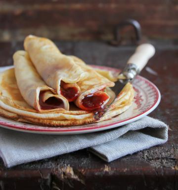 Crêpes alla marmellata