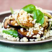 Insalata di bulghur con zucchine e melanzane