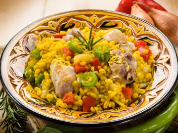 Paella di pollo