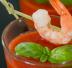 Gazpacho con gamberi