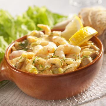 Gamberi al curry