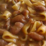 Tagliatelle e fagioli