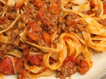Pasta bolognese
