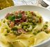 Tagliatelle prosciutto e piselli