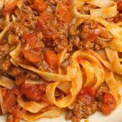 Pasta bolognese