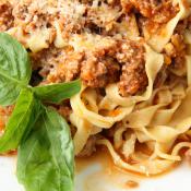 Tagliatelle alla bolognese