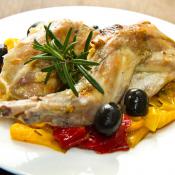 Coniglio con peperoni
