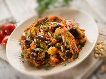 Caponata di carciofi