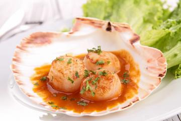 Capesante in salsa piccante