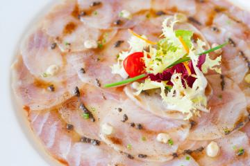 Carpaccio di ricciola