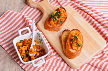 Crostini alla zucca
