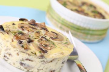 Flan ai funghi