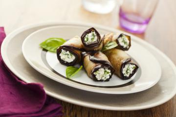 Involtini di melanzane grigliate