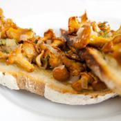 Bruschette ai funghi