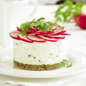 Cheesecake salato alle erbe