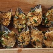 Cozze gratinate