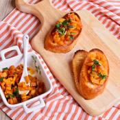 Crostini alla zucca