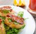 Crostini con pancetta e miele d’acacia