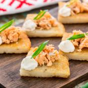 Pancake di patate con salmone