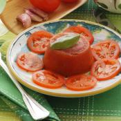 Tartine con mousse di pomodoro