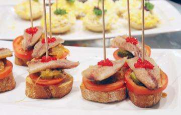 Tartine all'aringa