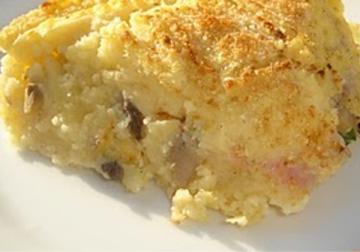 Anello di patate ai funghi