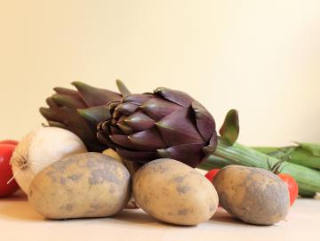 Carciofi e patate al forno