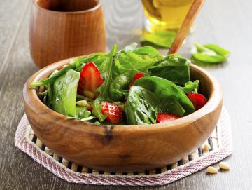 Insalata di spinacini e fragole