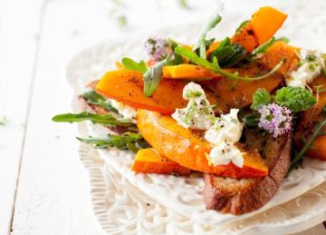 Insalata di zucca al forno