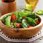 Insalata di spinacini e fragole