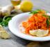 Insalata di carote allo zenzero fresco e limone