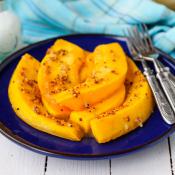 Zucca arrosto alla senape