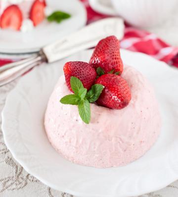 Budino alle fragole