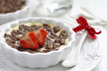 Cheesecake con crumble al cioccolato