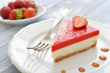 Cheesecake vegano alle fragole
