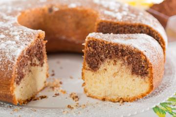Ciambellone bianco e nero