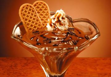 Coppe al cioccolato