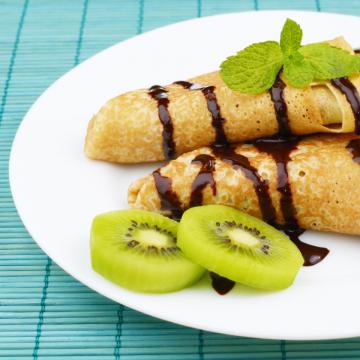 Crepes al kiwi