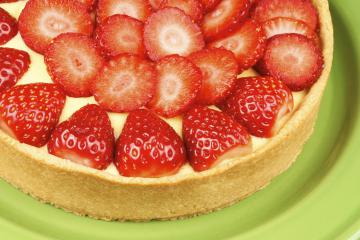 Crostata alla crema e fragole