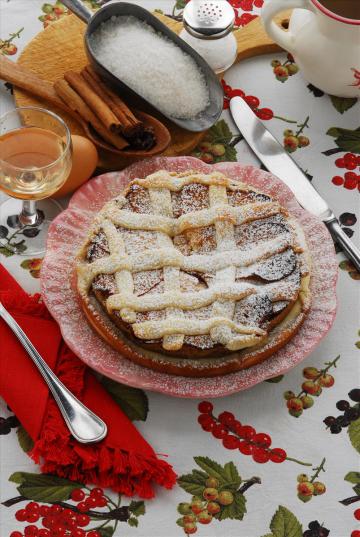 Crostata pere e cioccolato