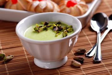 Flan al pistacchio