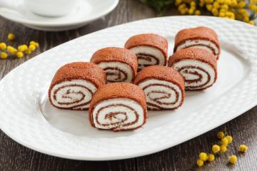 Girelle di pancake al cioccolato
