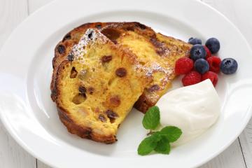Mini cake di panettone con crema