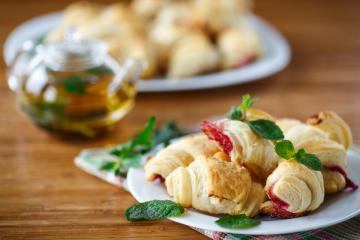 Mini croissant alla marmellata