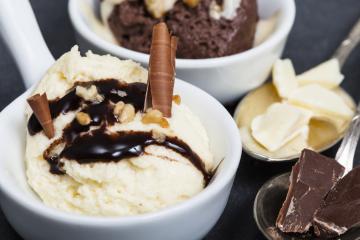 Mousse al cioccolato bianco
