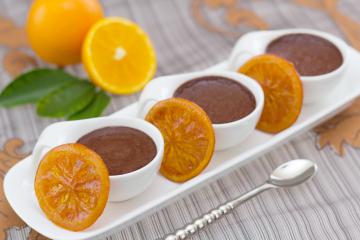 Mousse di cioccolato al profumo d'arancia
