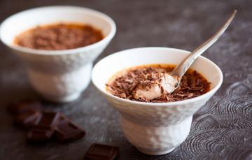 Mousse al doppio cioccolato