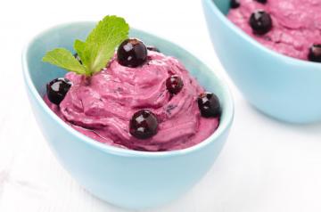 Mousse di ribes