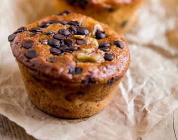 Muffin banana e cioccolato
